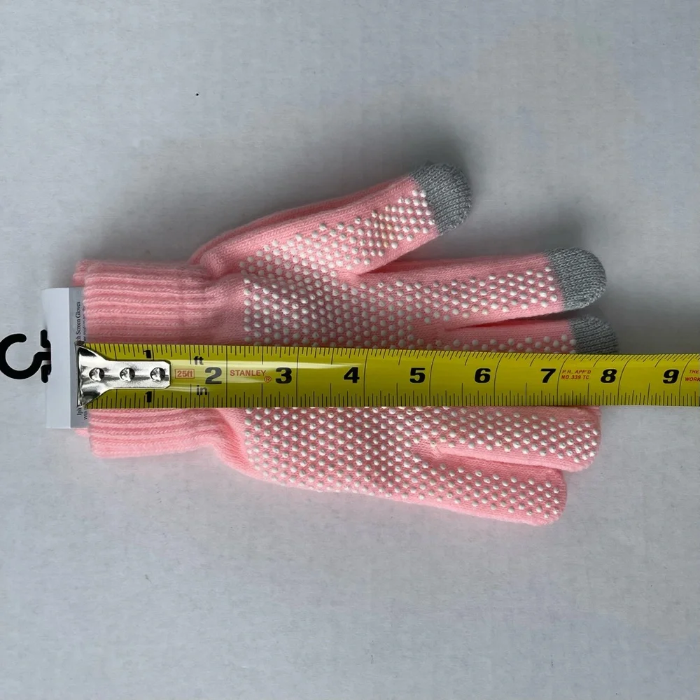 Touch Screen Gloves Pink Women’s One Size